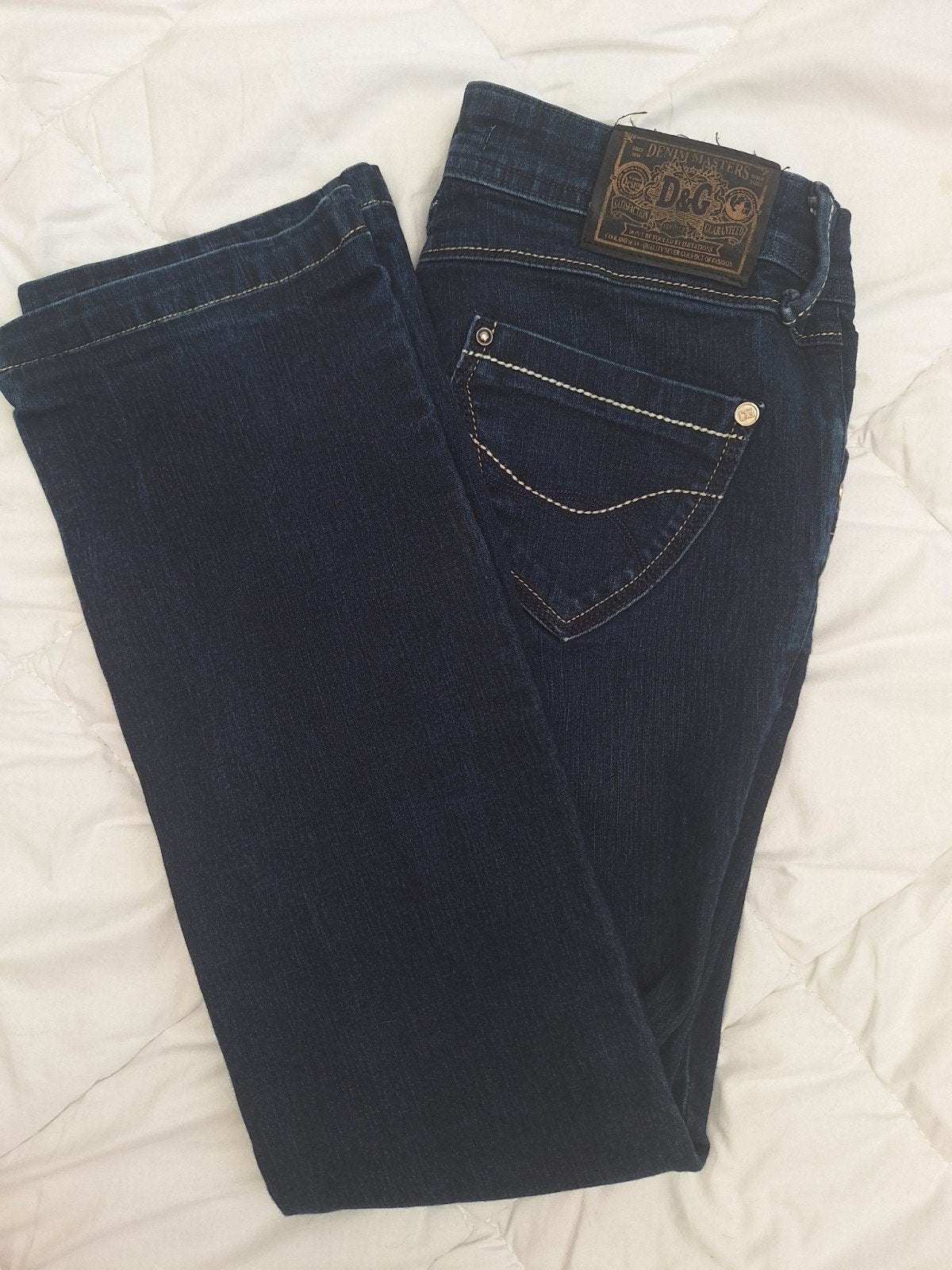 Dolce&Gabbana bootcut jeans donkerblauw maat 32, Kleding | Dames, Spijkerbroeken en Jeans, Zo goed als nieuw, W30 - W32 (confectie 38/40)