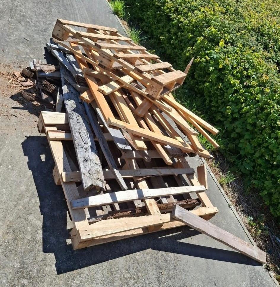 Gratis brandhout, Tuin en Terras, Ophalen