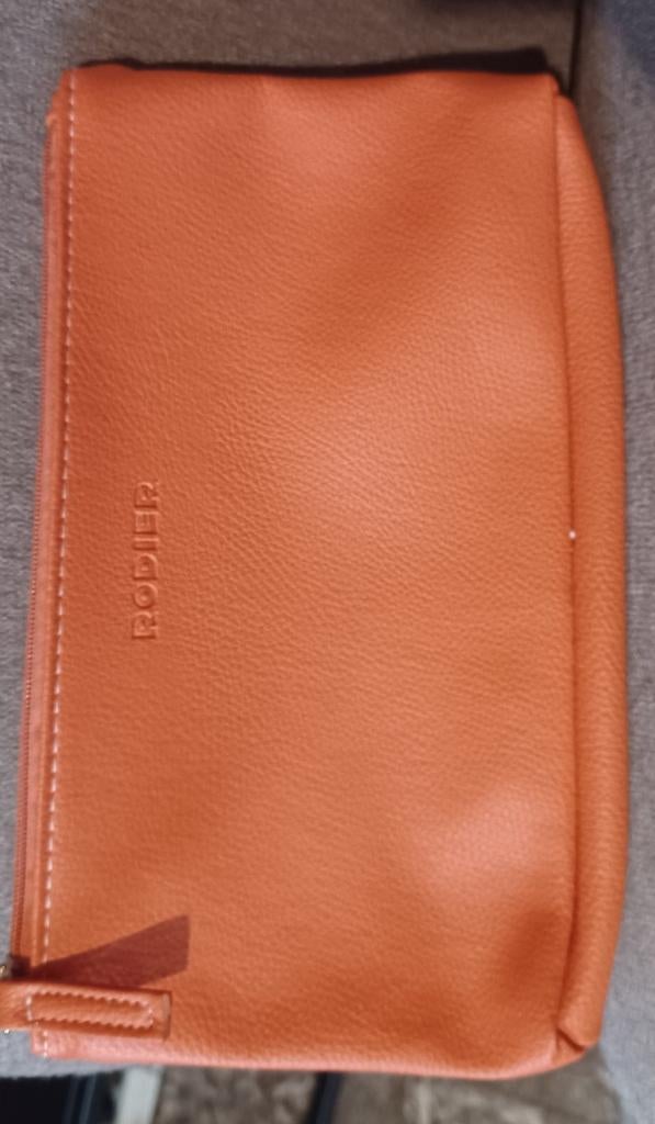 Belle trousse de toilette Rodier neuve, orange, Envoi, Orange