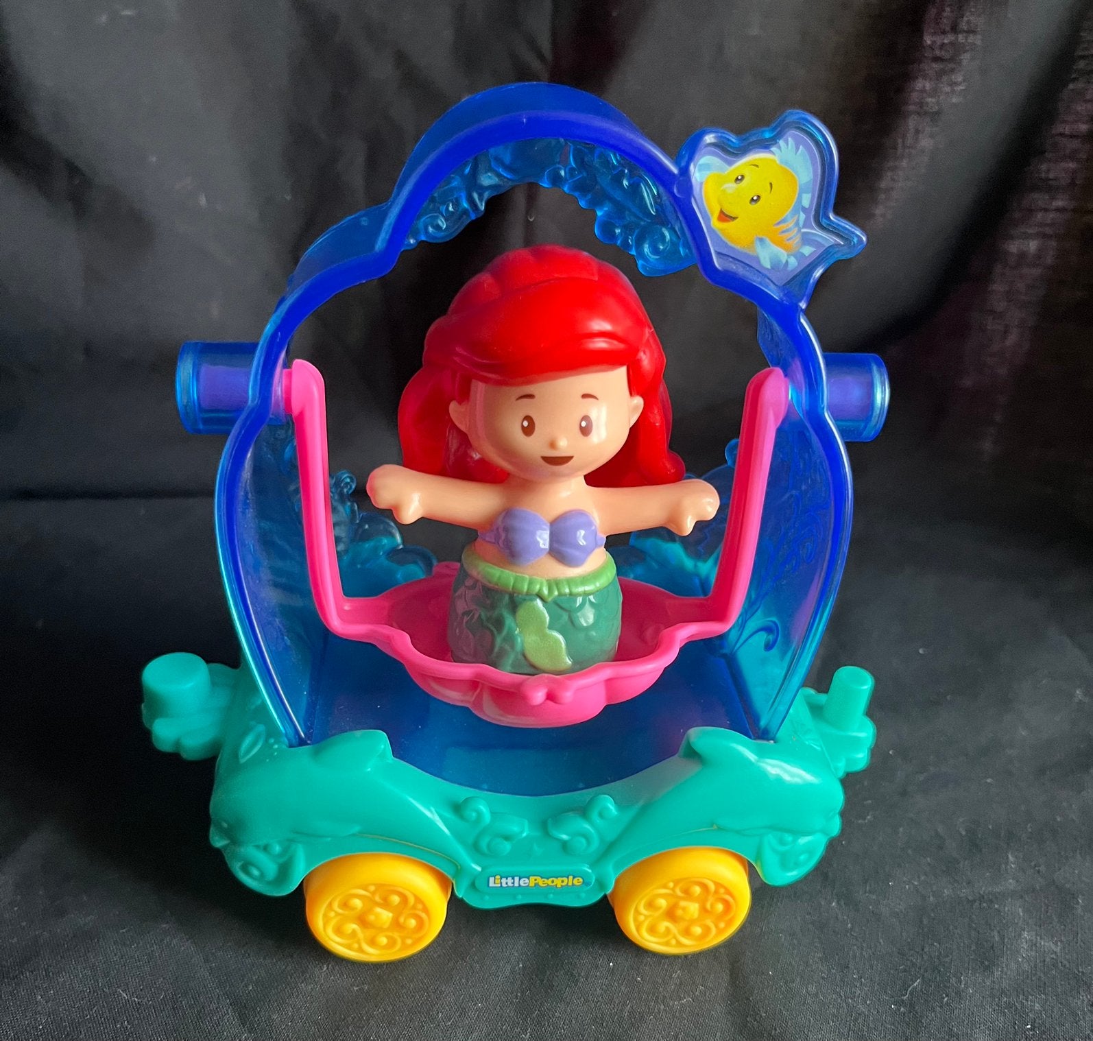 Little People | Disney Prinses Ariel |  Paradevoertuig, Kinderen en Baby's, Speelgoed | Fisher-Price, Ophalen of Verzenden, Zo goed als nieuw