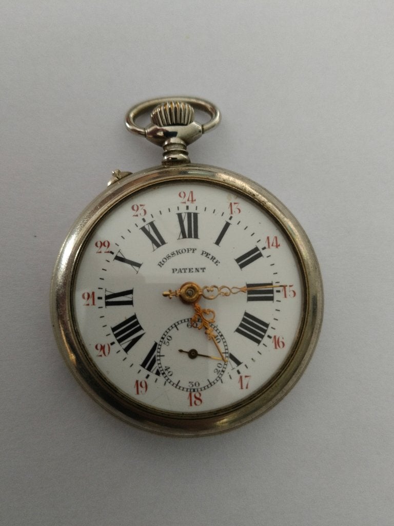 Gousset Roskopff, Bijoux, Sacs & Beauté, Autres marques, 1900 à 1930, Acier, Montre de poche