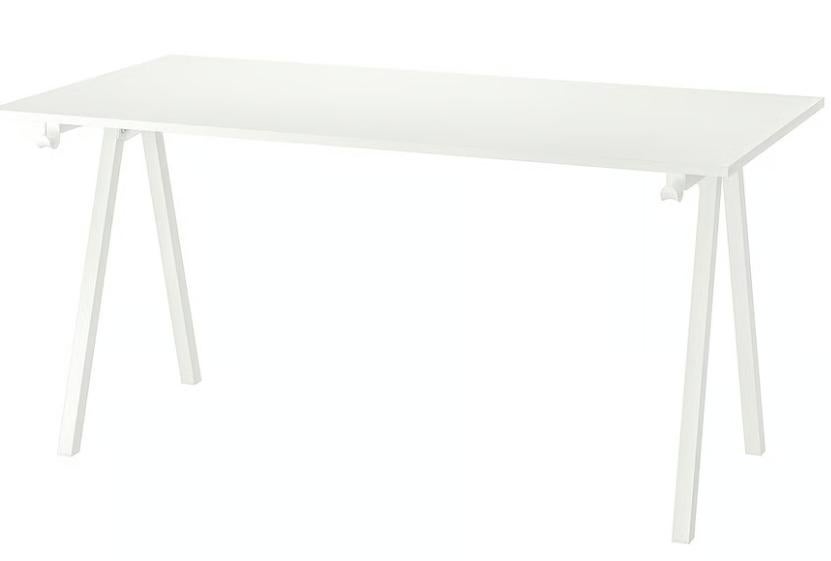 IKEA bureau voor draven, Huis en Inrichting, Bureaus, 160 cm, Ophalen of Verzenden, Zo goed als nieuw, IKEA