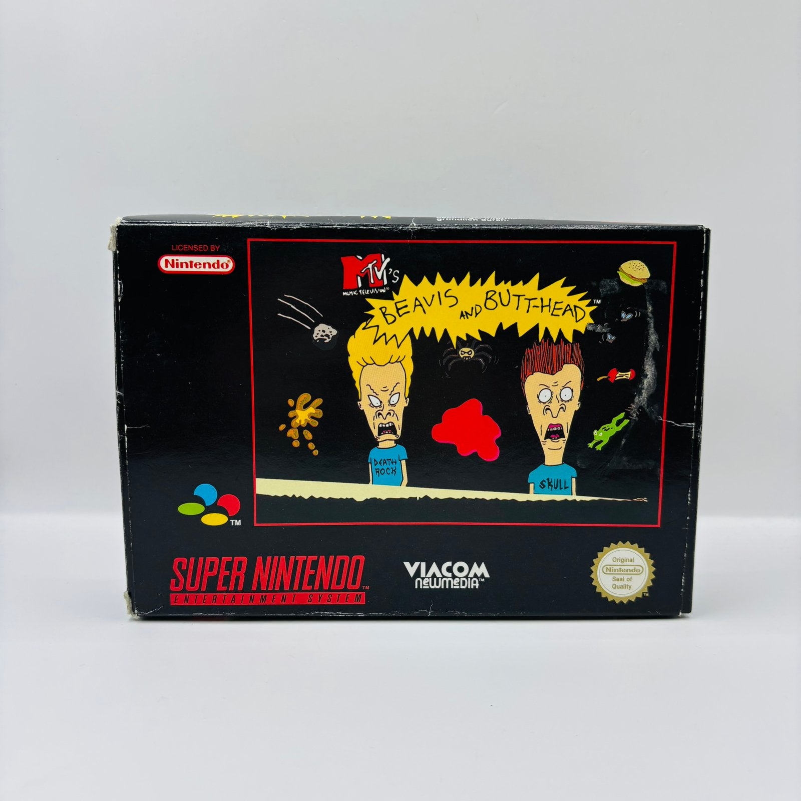 Beavis et Butthead Super Nintendo, Consoles de jeu & Jeux vidéo, Enlèvement ou Envoi, Comme neuf, Aventure et Action, À partir de 12 ans