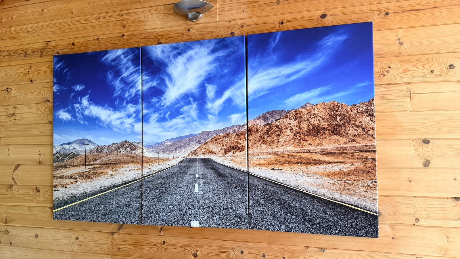 Toile tableau en 3 parties route 66, Enlèvement