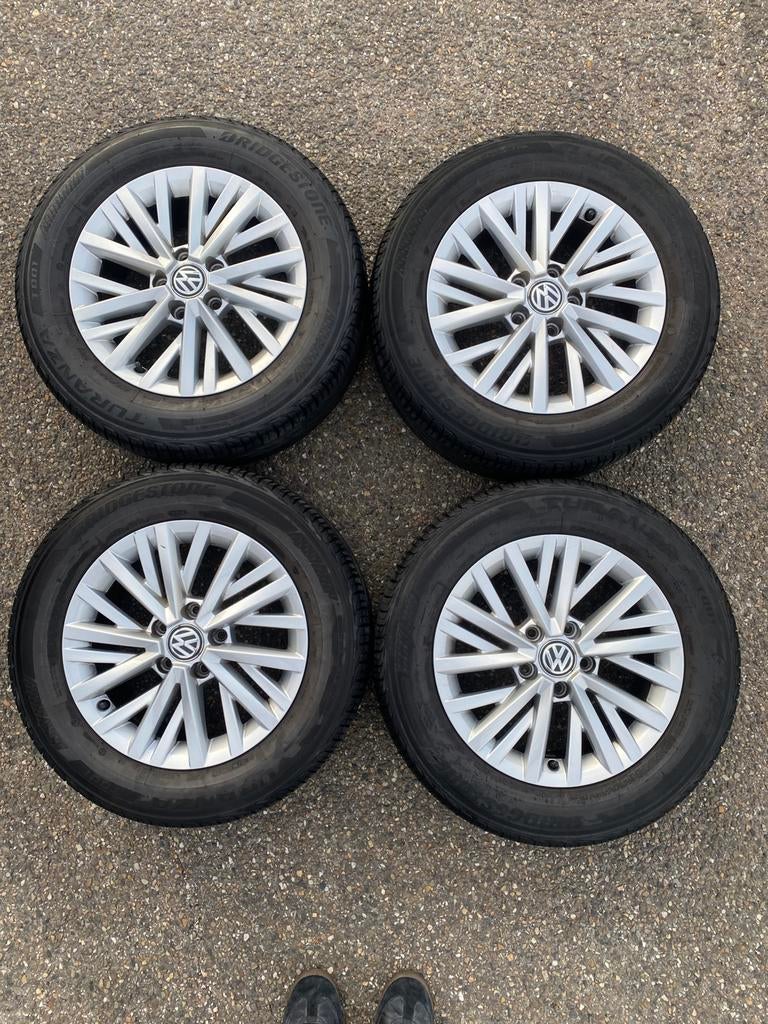 Volkswagen VW T-ROC jantes 5x112 et pneus 215/60 R16, Auto-onderdelen, Banden en Velgen, Ophalen, 16 inch, Banden en Velgen, Zomerbanden