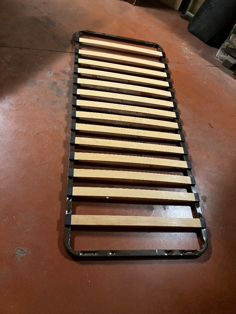 Lattenbodem, Huis en Inrichting, Slaapkamer | Matrassen en Bedbodems, Ophalen, Gebruikt, 90 cm, Eenpersoons