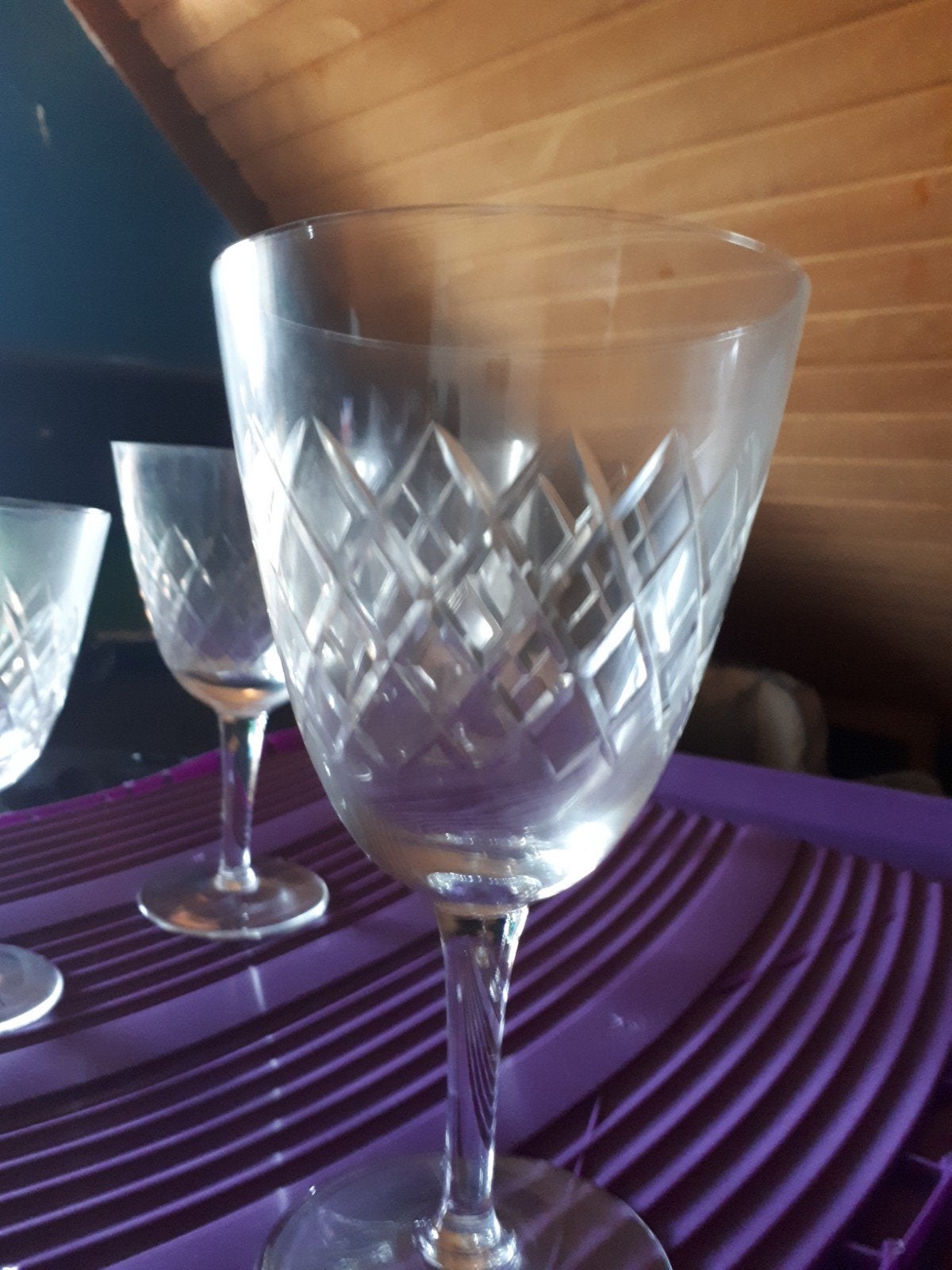 service verres en cristal complet, Enlèvement