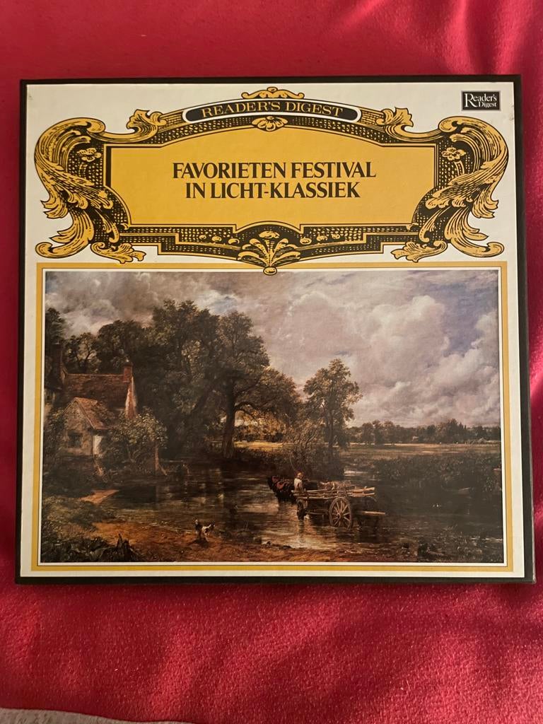 Vintage vinyl box – Favorieten Festival in Licht-Klassiek, Cd's en Dvd's, Vinyl | Klassiek, Ophalen, Zo goed als nieuw