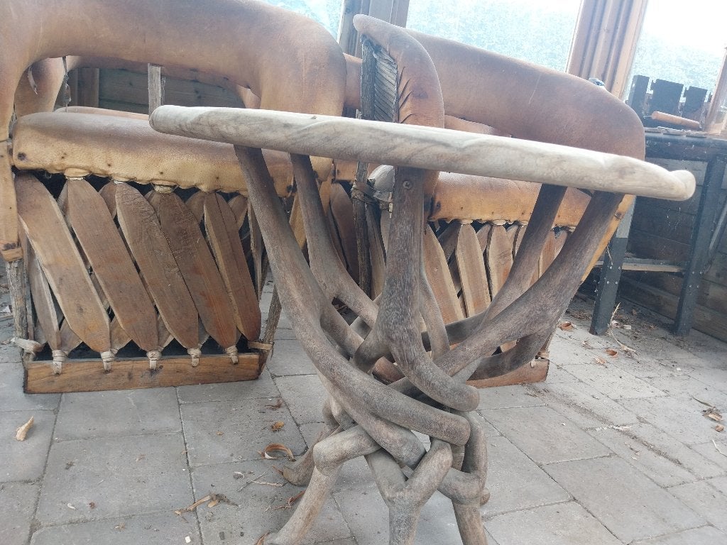 Mexicaanse stoelen, Chaise, Utilisé, Bois, Sets de jardin