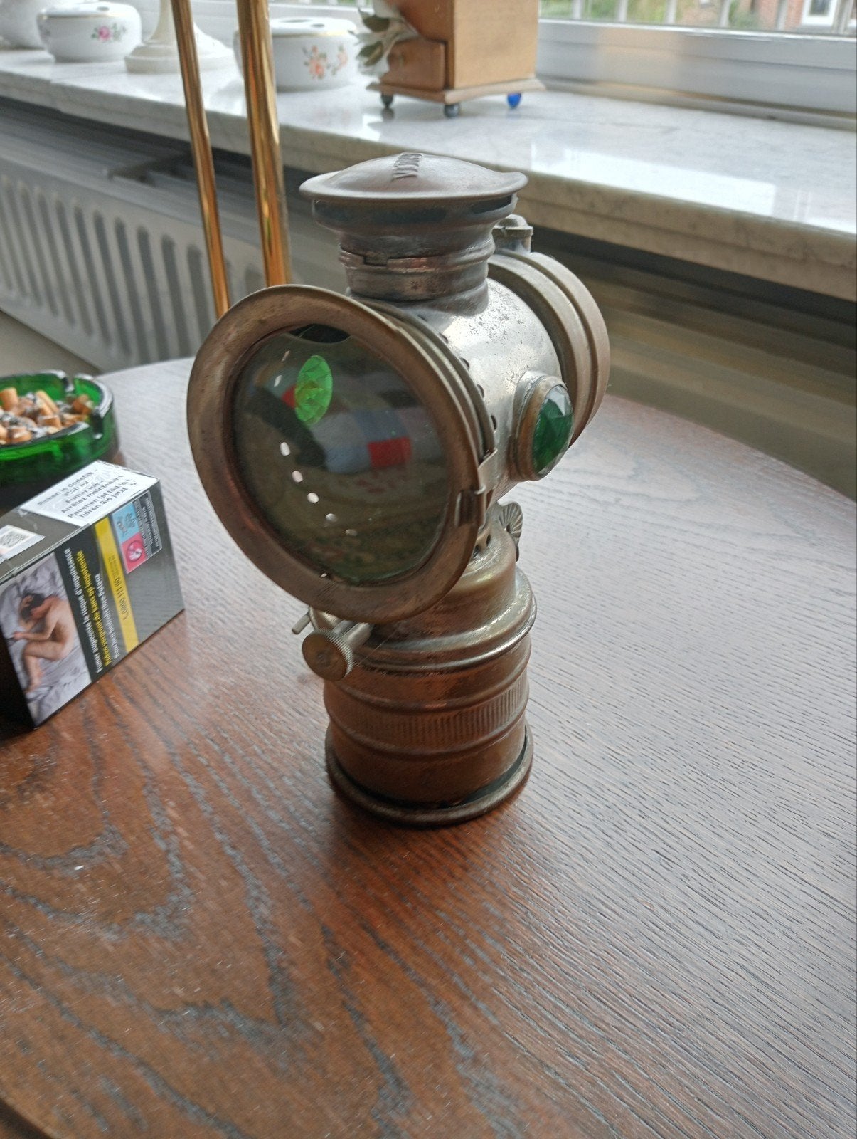 Lampe de vélo en cuivre, Enlèvement ou Envoi, Cuivre