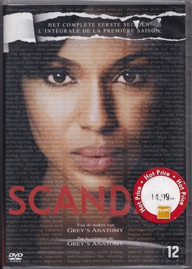 Scandal saison 1, Enlèvement ou Envoi, Autres genres, Neuf, dans son emballage, Anglais