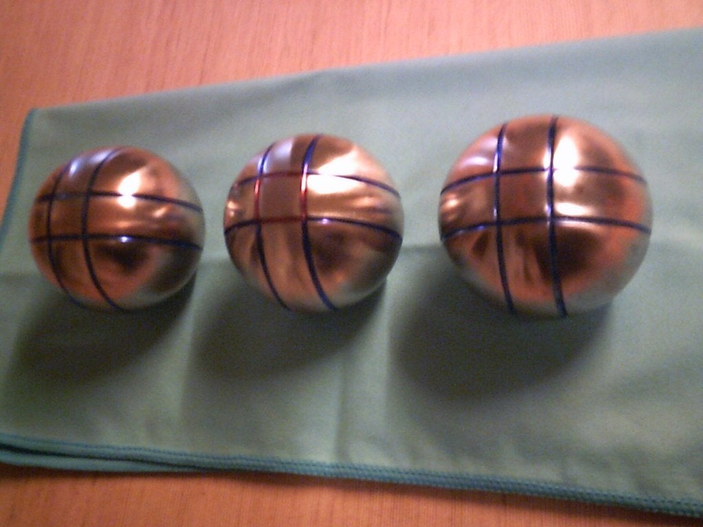 Pétanque Doré/Argent, Enlèvement ou Envoi, Comme neuf, Boule