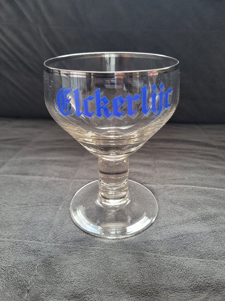 Elckerlijc bierglas, Ophalen of Verzenden, Zo goed als nieuw, Glas of Glazen, Overige merken