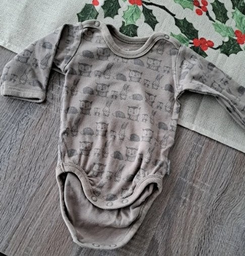 H&M khaki body met bosdiertjes 56, Enfants & Bébés, Vêtements de bébé | Taille 56, Garçon, Enlèvement ou Envoi, H&M, Comme neuf