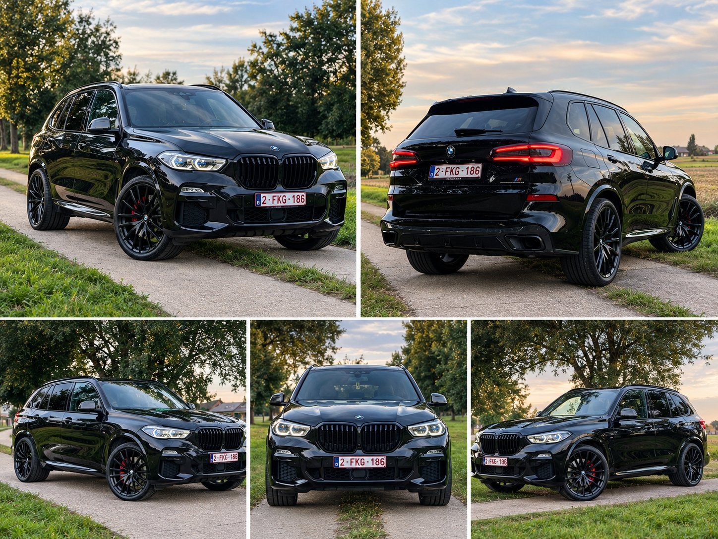 BMW X5 M Sport | 2021 | 121.000 km | 3.0 Diesel | 286 PK, Autos, Cuir, Achat, 6 portes, Noir