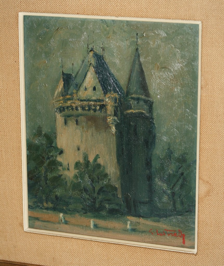 Schilderij Olie op Paneel Gesigneerd, Paneel, Ophalen of Verzenden, Gesigneerd, Olieverf