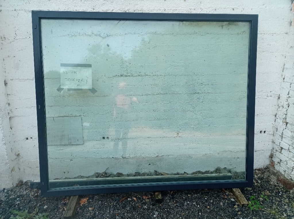 PVC-frame, Ophalen, Gebruikt, 160 cm of meer, Glasplaat