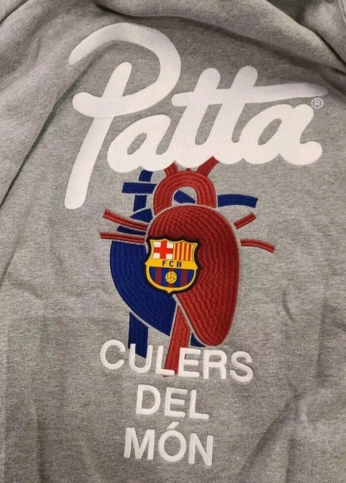 Nike FC Barcelona x Patta Hoodie 'Culers Del Món', Kleding | Heren, Truien en Vesten, Nike, Nieuw, Ophalen of Verzenden, Grijs