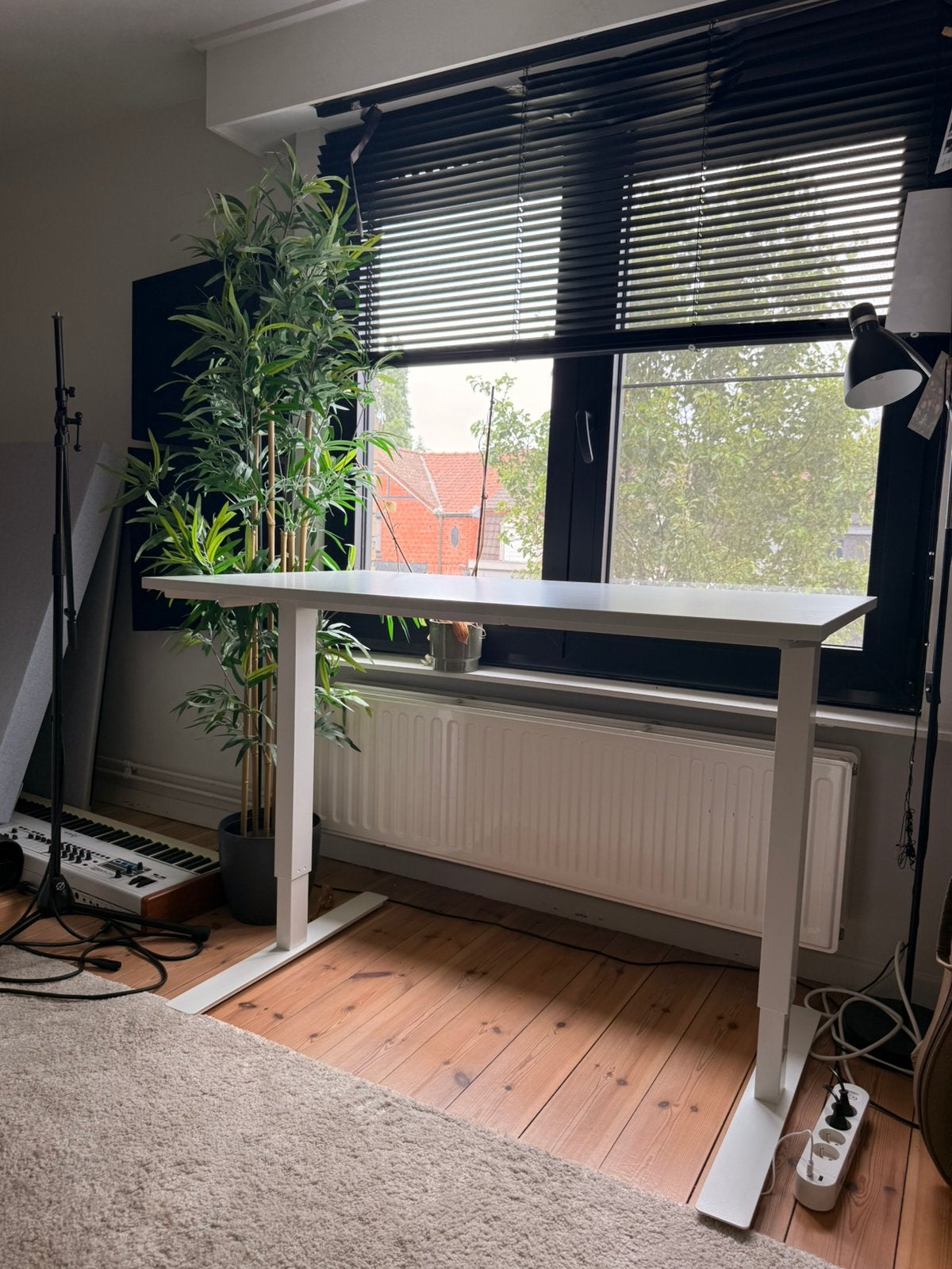 Sta bureau Ikea, Maison & Meubles, Comme neuf, Plastique, IKEA, Réglable en hauteur