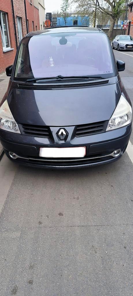 Renault Espace 2.0D– 2011– Km210.000– 7 plaatsen– Airco, Euro 5, Zwart, 7 zetels, Leder
