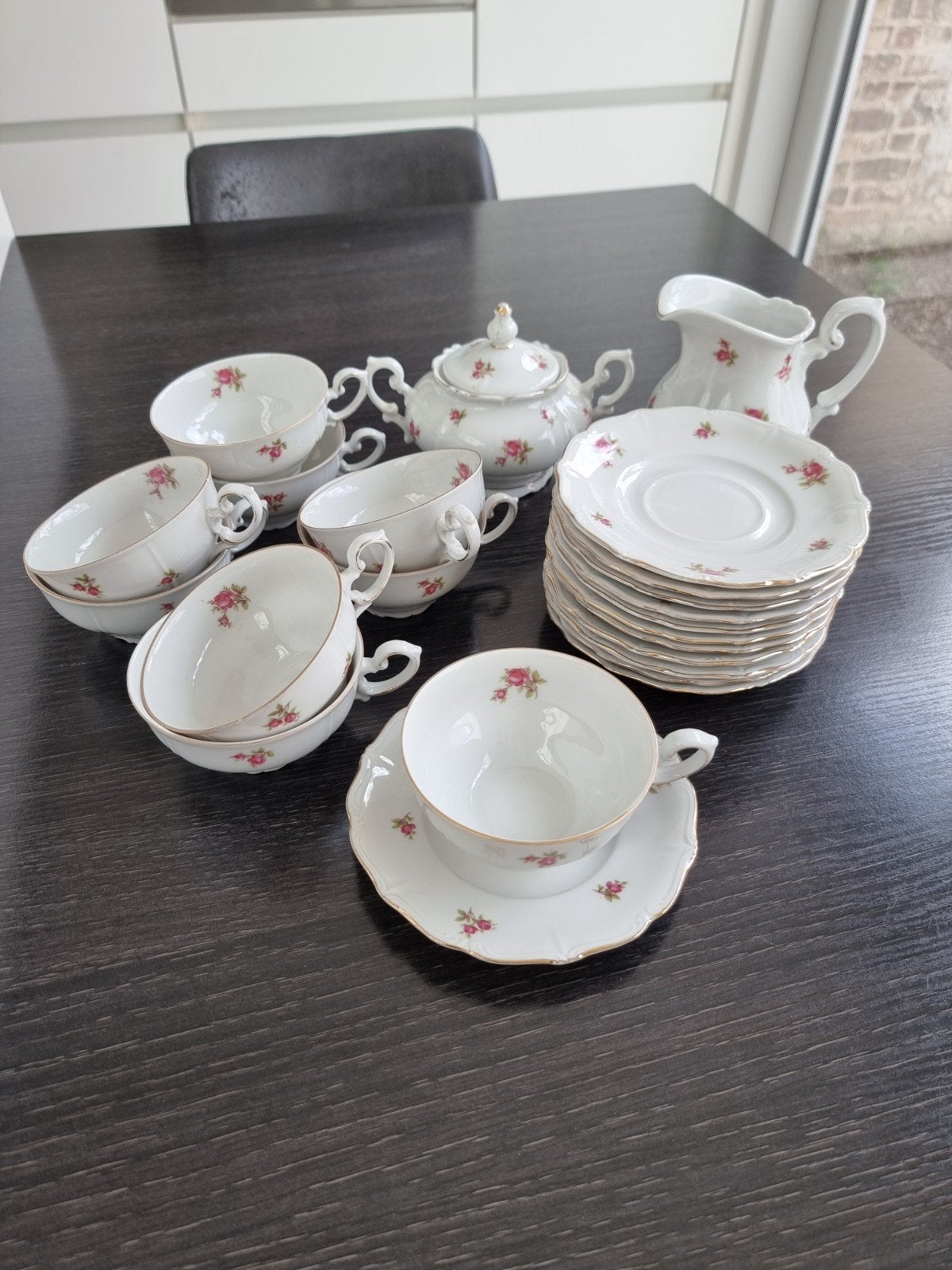 Bavaria porcelain servies, Ophalen