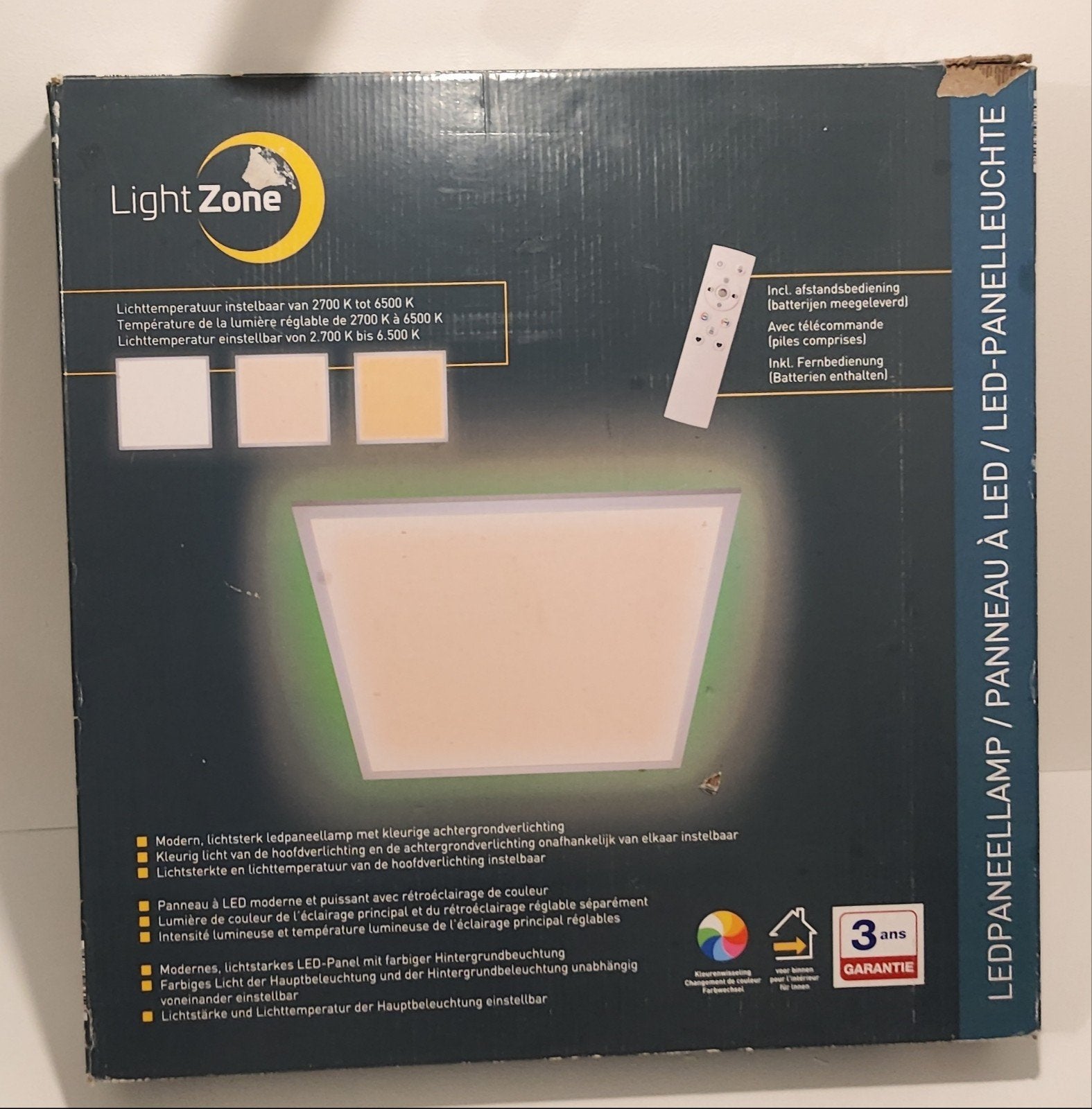 Lampe Panneau plafonnier À LED Light Zone, Autos : Divers, Autoradios, Comme neuf, Enlèvement ou Envoi