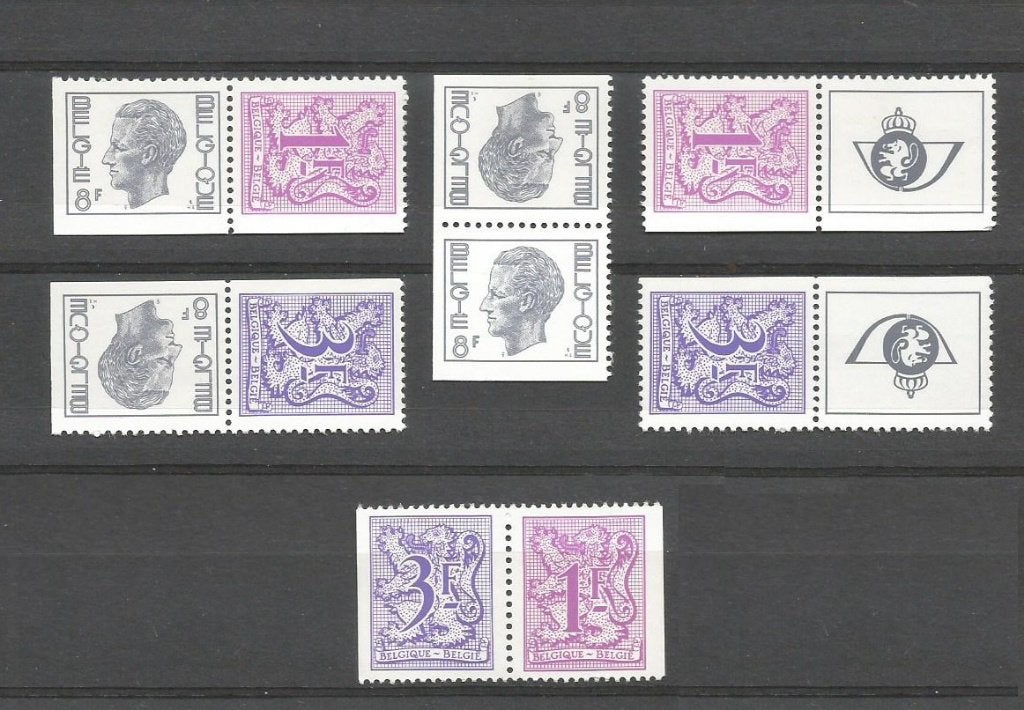 Postzegels B15 1897/1899/1901H. leeuw en Koning Boudewijn, Postzegels en Munten, Verzenden, Frankeerzegel, Postfris