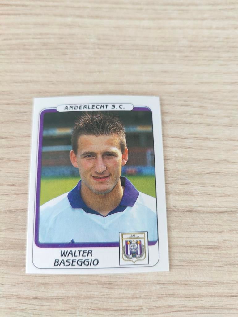 Panini football 2002 Anderlecht Walter Baseggio nr: 39, Verzamelen, Ophalen of Verzenden