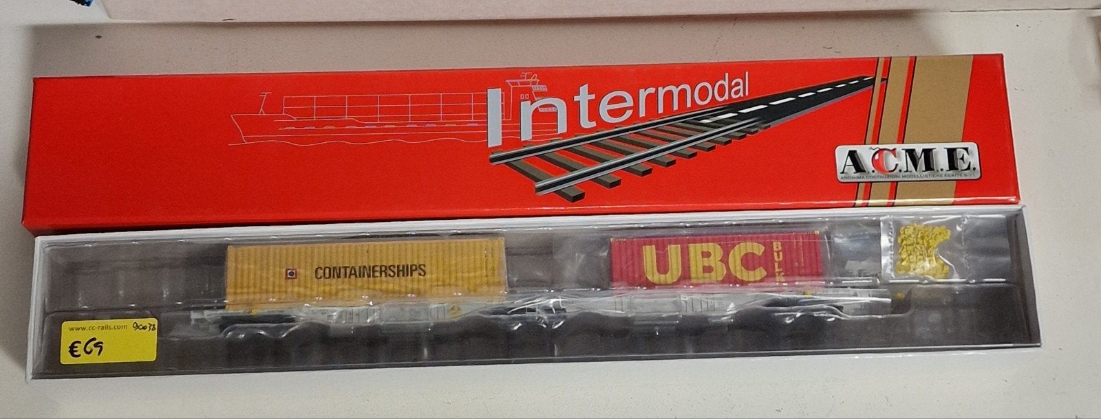 WAGON PORTE-CONTENEURS ACME, Hobby & Loisirs créatifs, Trains miniatures | HO, Envoi, Wagon