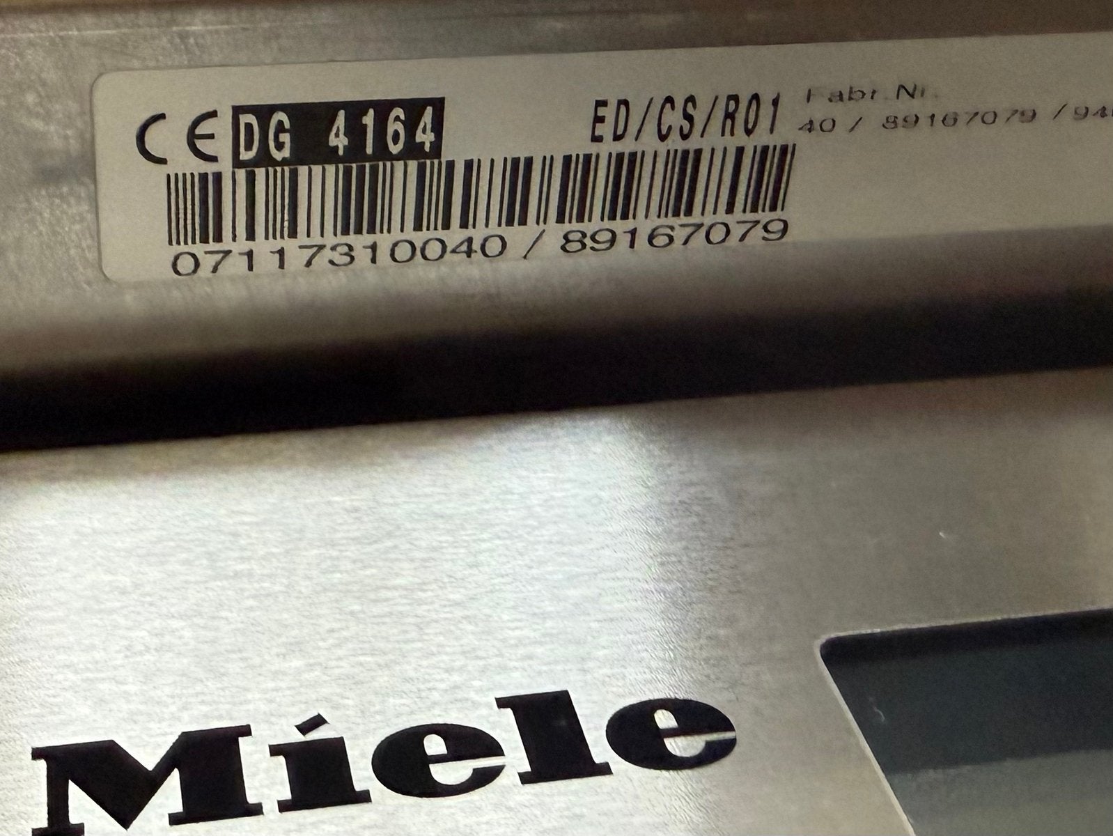Miele stoomoven niet gebruikt, Enlèvement, Comme neuf