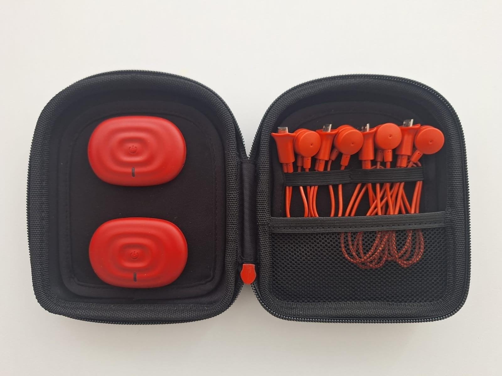 Powerdot 2.0 duo (twee rode modules), Ophalen