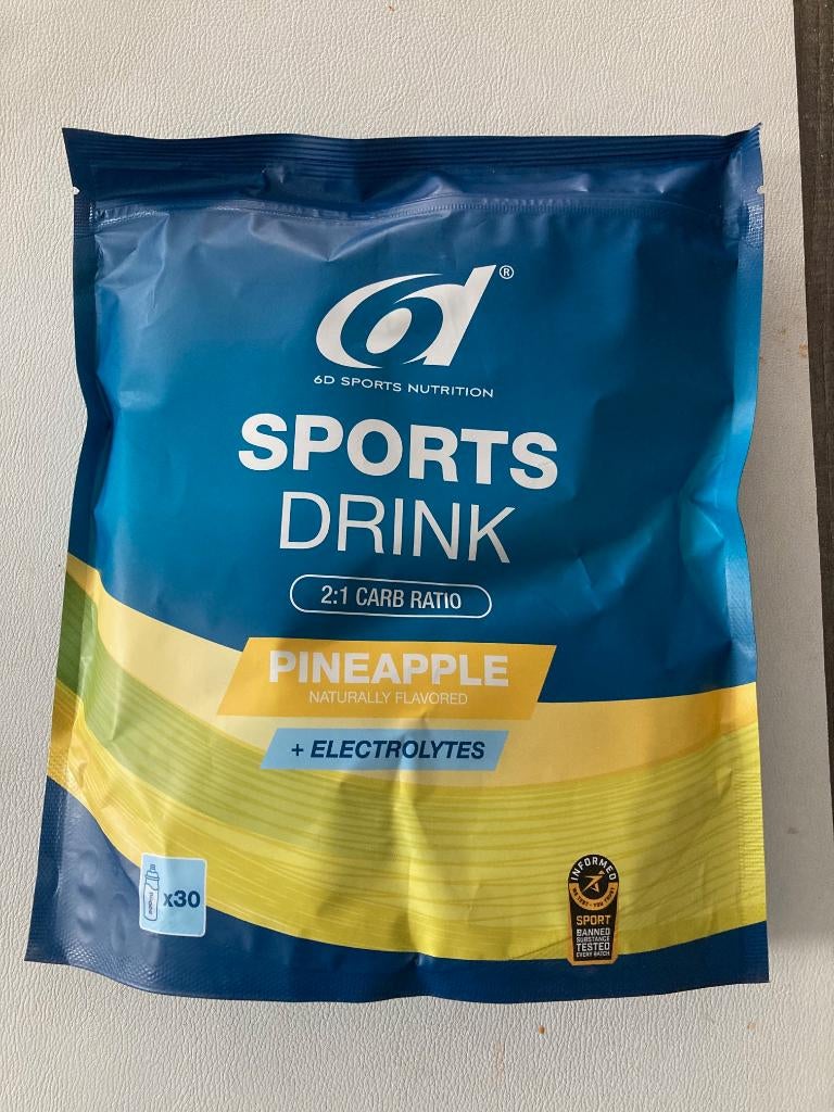 6d sportdrank, Ophalen, Nieuw