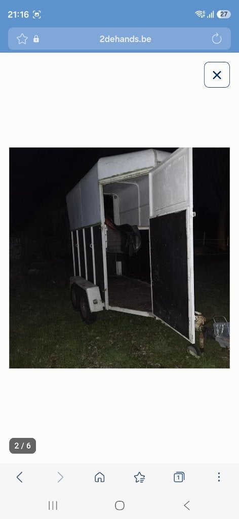 Paardentrailer, Enlèvement, Utilisé