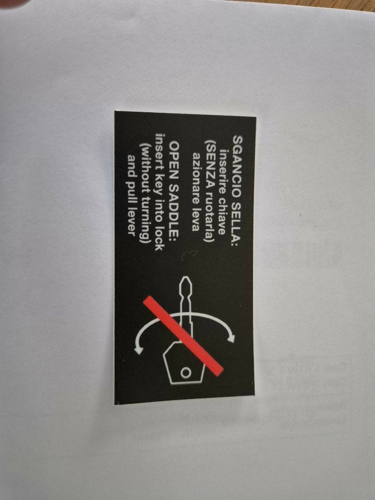 decal zadelslot monster, Ophalen, Nieuw
