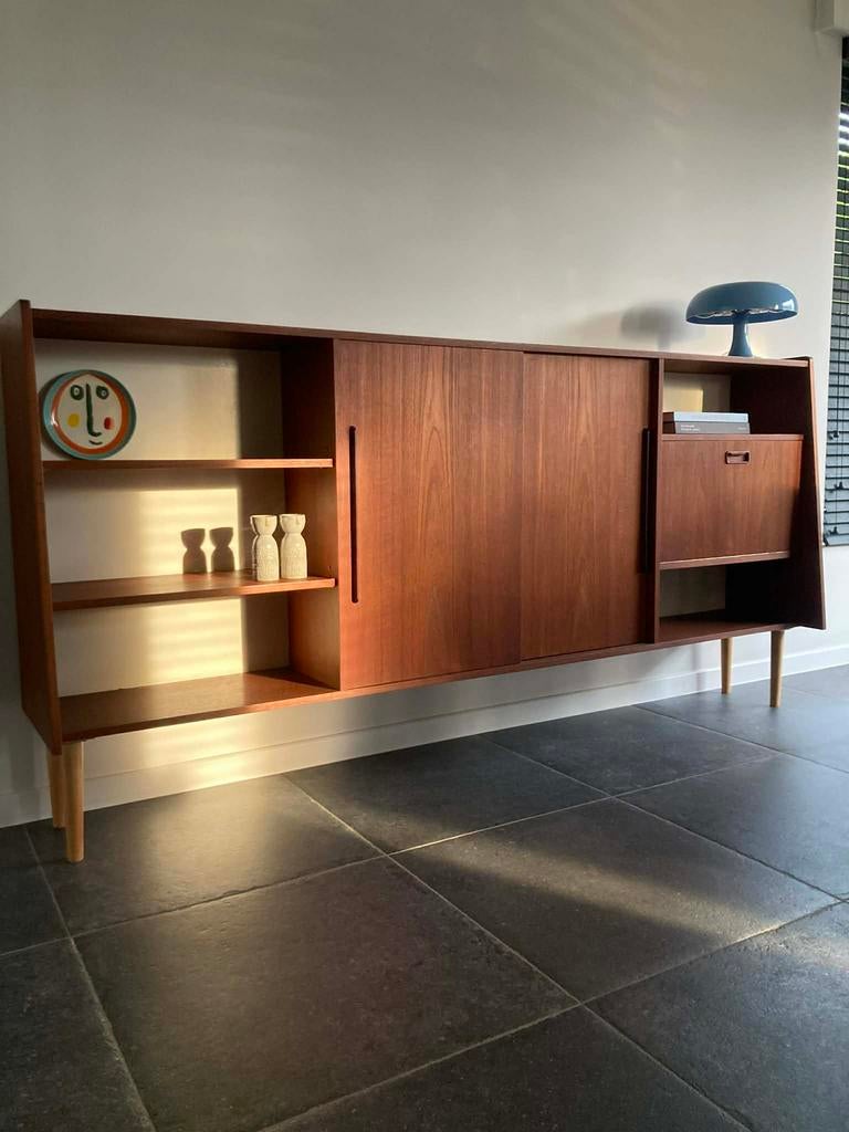 Vintage dressoir van Topform, Huis en Inrichting, Ophalen, Gebruikt, 200 cm of meer, No@mail.be