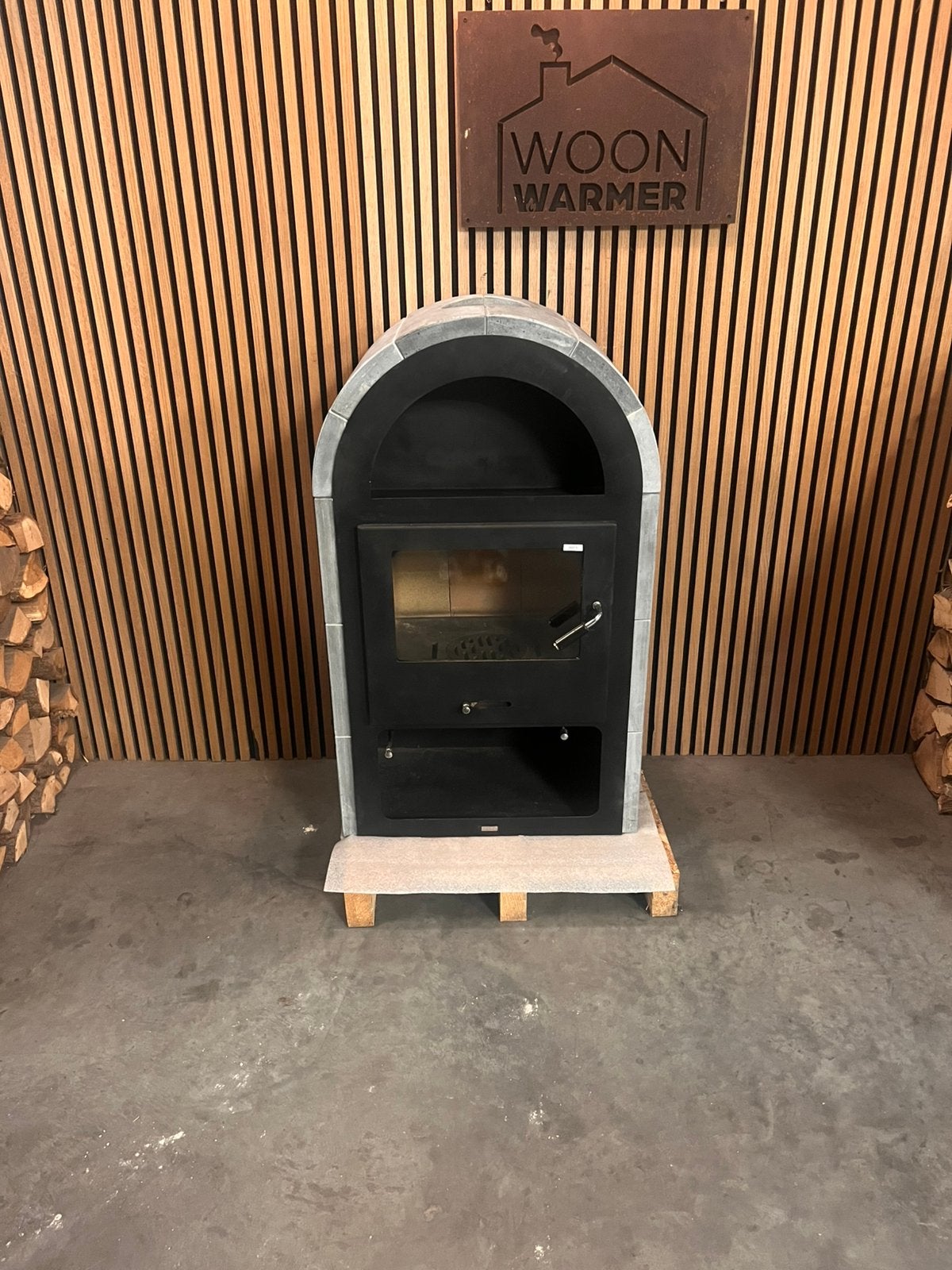 Réchaud 26075 Hark Soapstone 8 kW, Enlèvement, Utilisé, Bois, Autoportant