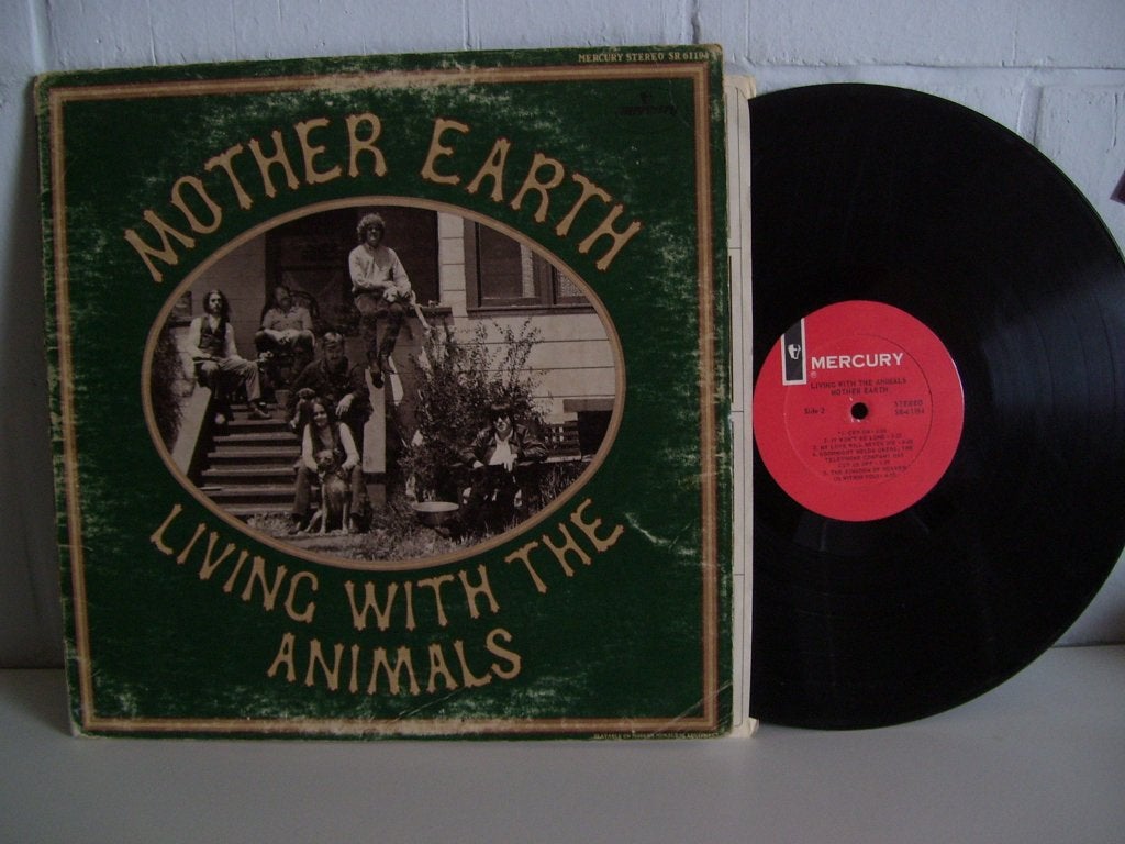 MOTHER EARTH  living with the animals, LP, Gebruikt, Blues Rock, Originele persing