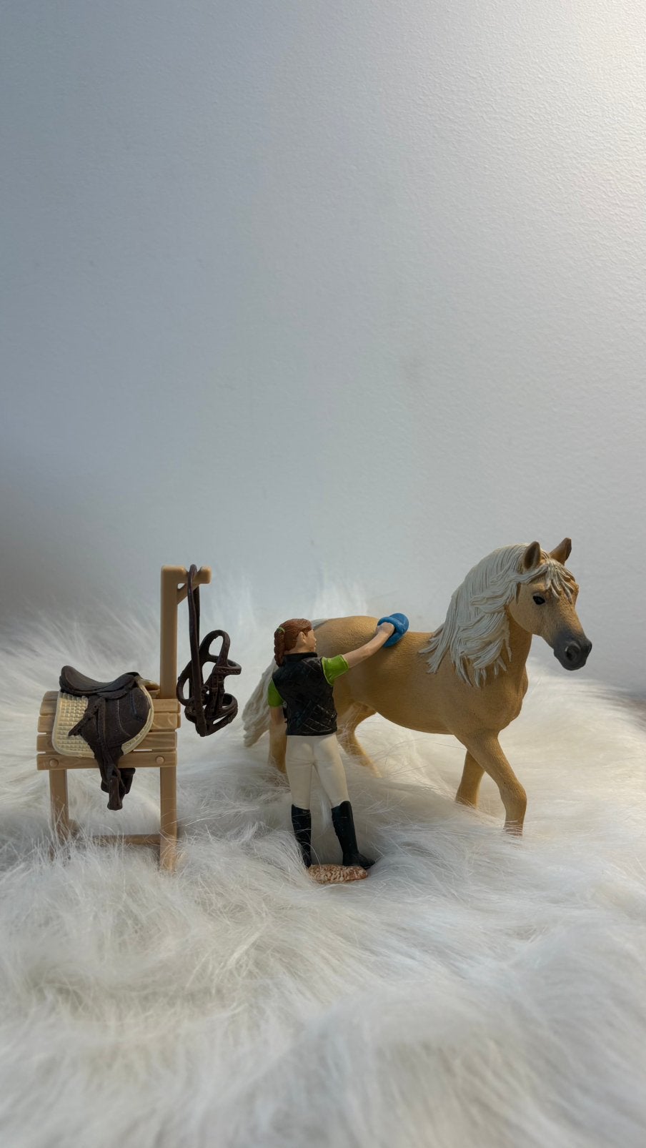 Schleich verzorging paarden set, Ophalen, Zo goed als nieuw