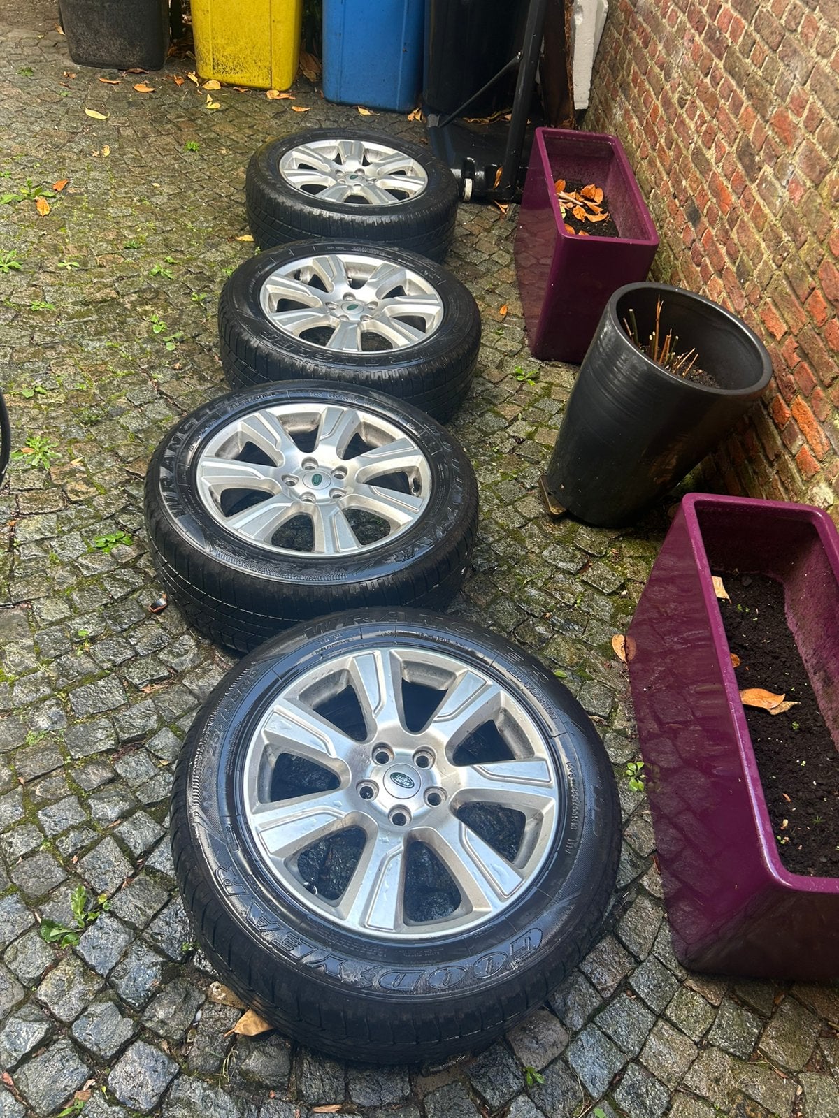 4 jantes LandRover d’origine19” pneus Goodyear Discover 3/4, Autos : Pièces & Accessoires, Pneus & Jantes, Véhicule utilitaire