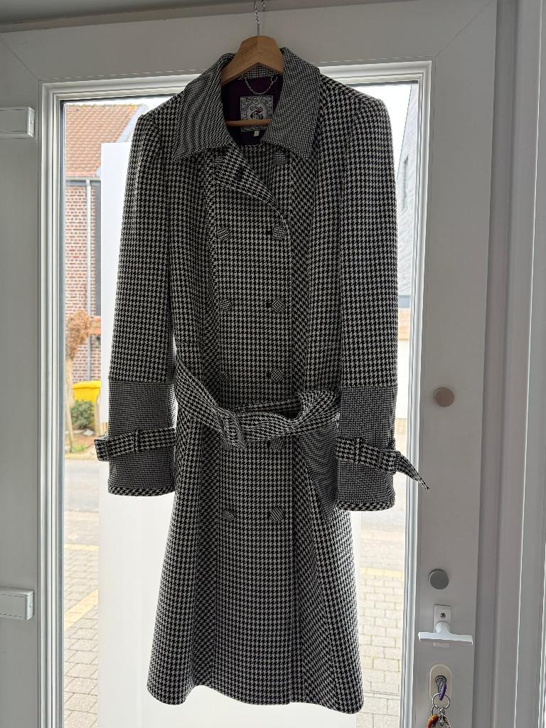 Tommy Hilfiger X Zendaya Houndstooth Trench Coat, Maat 38/40 (M), Tommy hilfiger, Nieuw, Ophalen of Verzenden