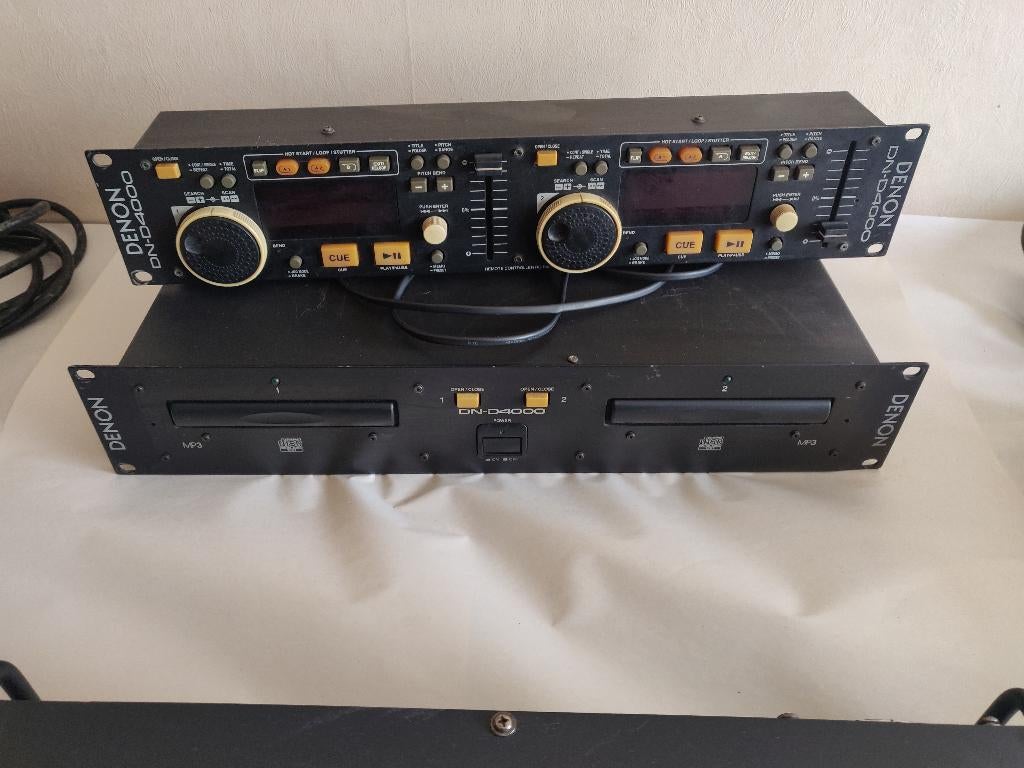 Lecteur double CD Denon DN-D4000, TV, Hi-fi & Vidéo, Enlèvement, Utilisé