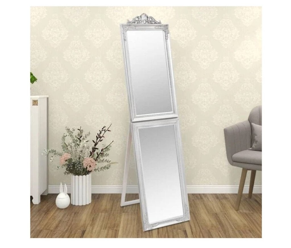 Miroir sur pied Argenté 50x200 cm, Enlèvement, Neuf, 50 à 75 cm, 200 cm ou plus