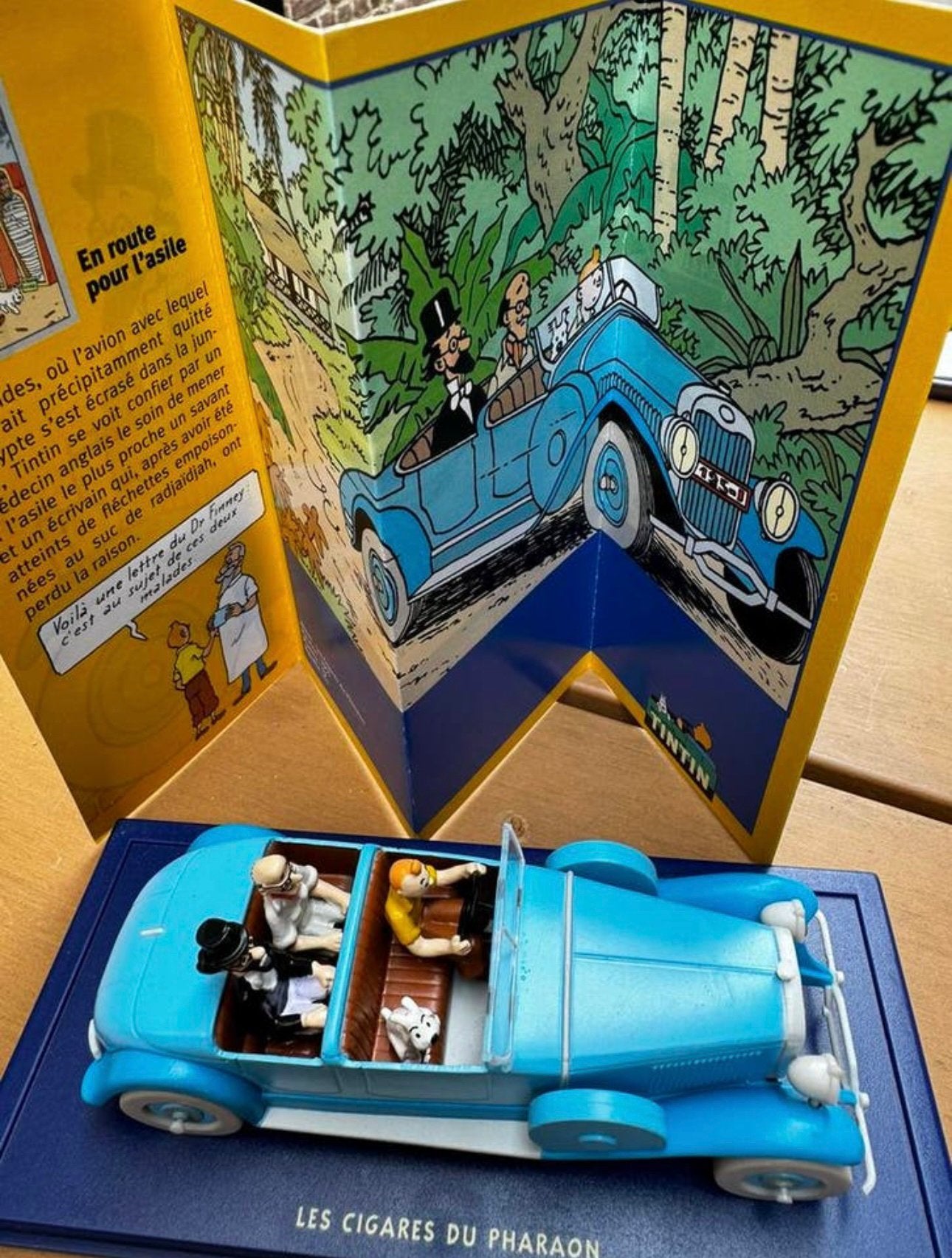 Kuifje 1:43 de lincoln torpedo uit cigaren van de farao, Ophalen of Verzenden, Kuifje, Zo goed als nieuw