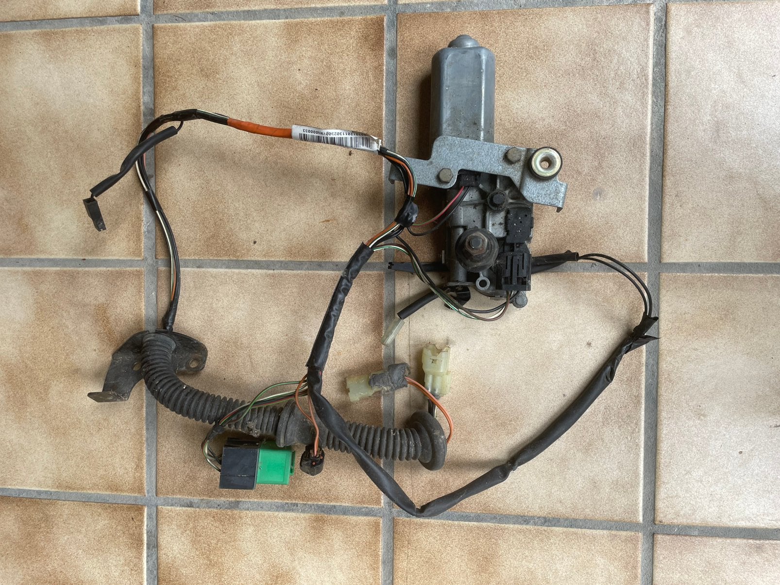 Land Rover Defender ruitenwissermotor achterdeur, Ophalen, Land Rover