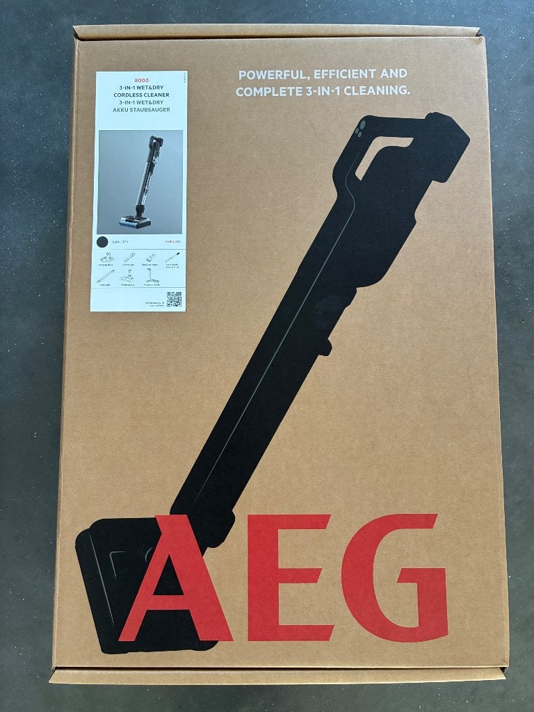 AEG Ultimate 8000 - Steelstofzuiger met dweilfunctie, Ophalen, Stille werking, Nieuw, Reservoir