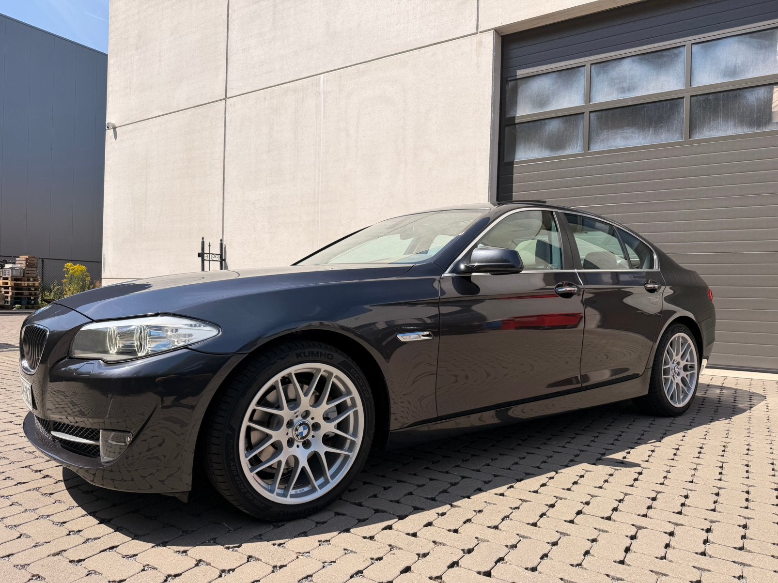 BMW 520D executieve + 1J Garantie, Automaat, Beige, 4 cilinders, Bruin