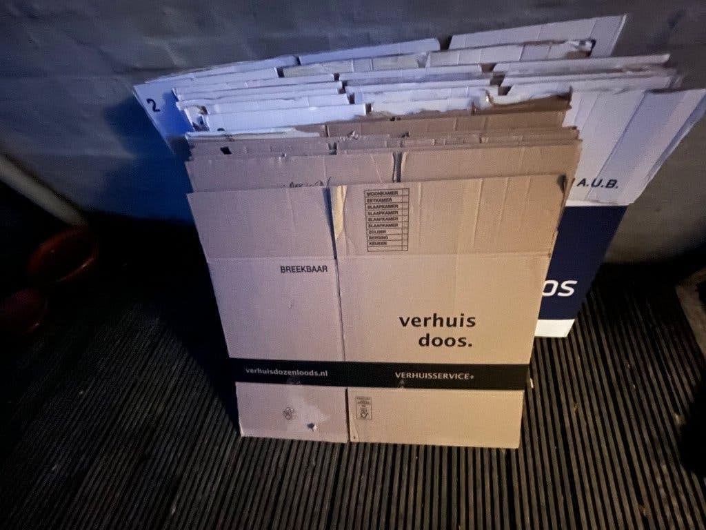 Verhuisdozen, Ophalen, 40 tot 60 cm, Opvouwbaar, Minder dan 50 cm