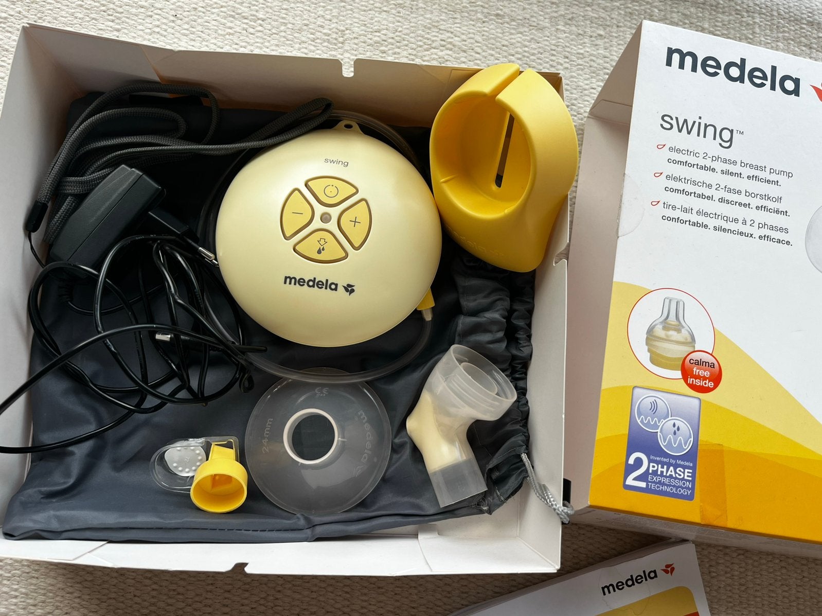 Tire-lait Medela Swing, Portable, Medela, Enlèvement, Utilisé
