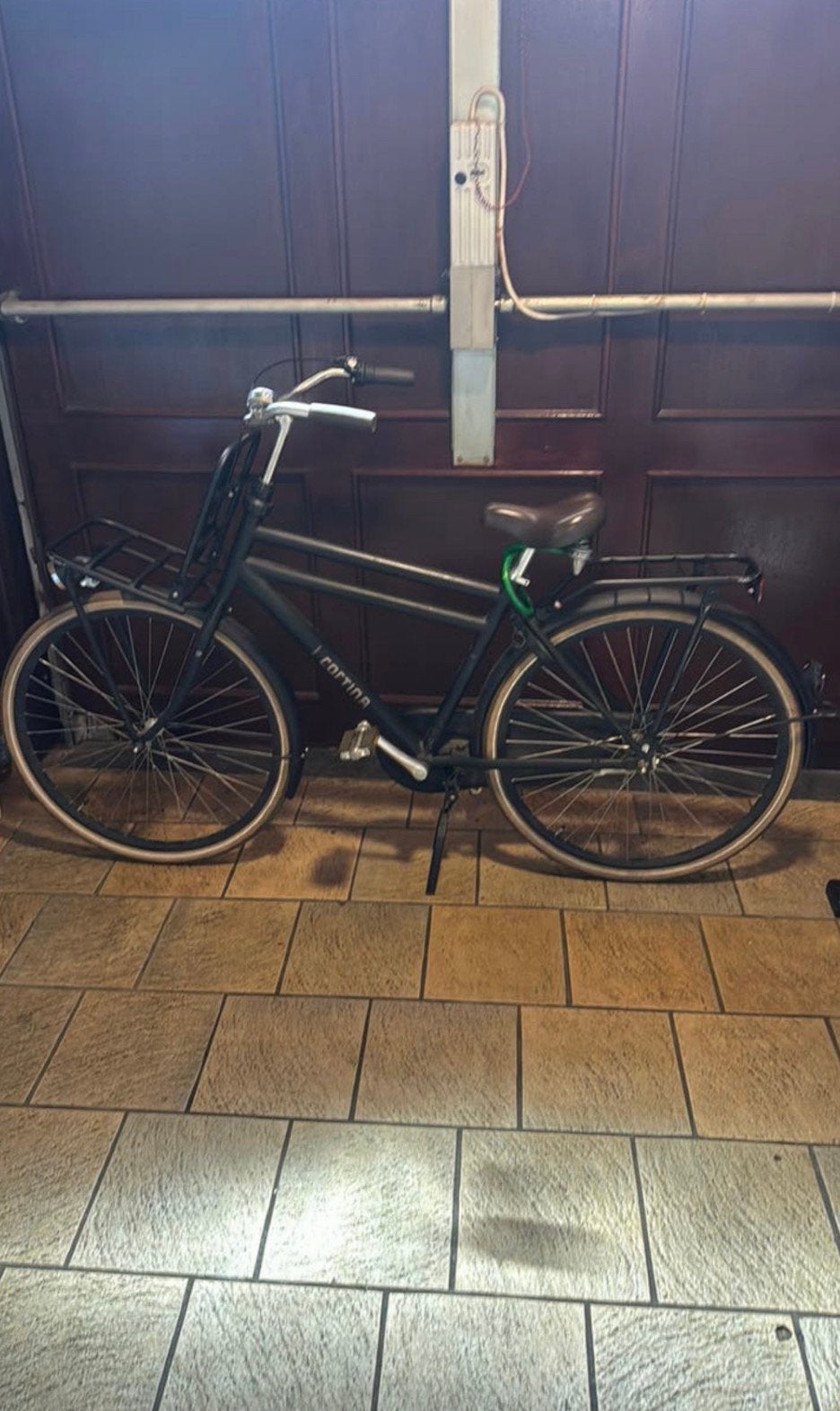 Cortina fiets zwart, Terugtraprem, Gebruikt, Versnellingen, Ophalen