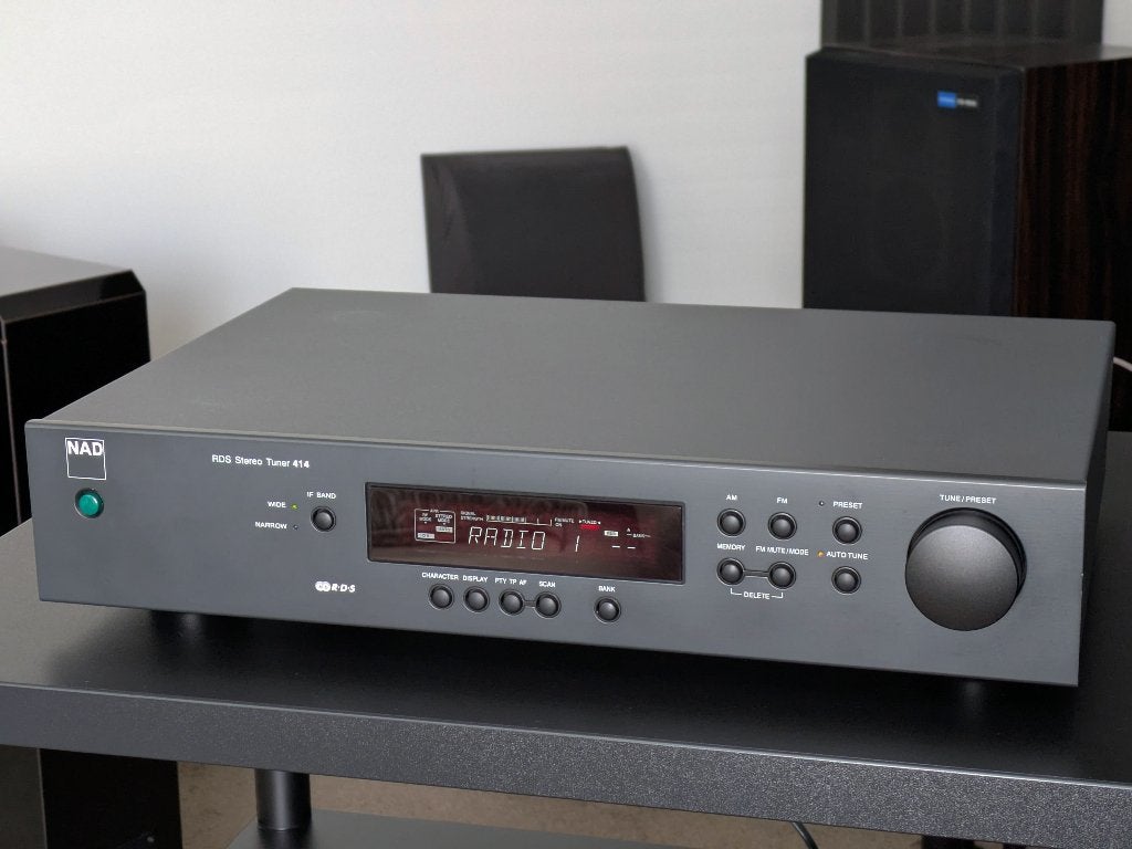 NAD 414, FM-tuner in prachtige staat, incl handleidingen, Ophalen of Verzenden, Gebruikt